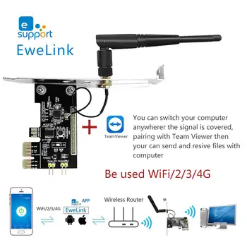 EweLink Mini PC Dálkové Ovládání zapnutí/VYPNUTÍ Spínače Spouštěcí Kartu Modul Relé Restartovat, Přepnout na PCI-e Plochy