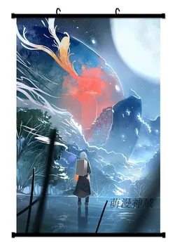 Japonské Anime Mushishi v pohodě kluci Nui & Adashino Domů Dekor Nástěnné Scroll Plakát Dekorativní Obrázky