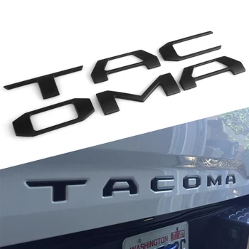 Automatické Dveře Zavazadlového Prostoru Dopisy Znak Kryt Samolepka Auto Tuning Pro Toyota Tacoma 2016 - 2020 Zadní Kufr Logo Štítek Obložení Dekor Obtisky