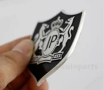 Kovové SPOJOVACÍ VYRÁBĚT JP Luxusní VIP Kufru Auta Straně Znak Obtisk Nálepka Odznaky