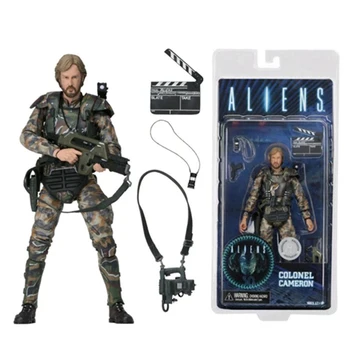 7inch 18cm NECA Aliens vs Predator Obrázek Plukovník Cameron Akční Obrázek Model Hračka Panenka Dárek