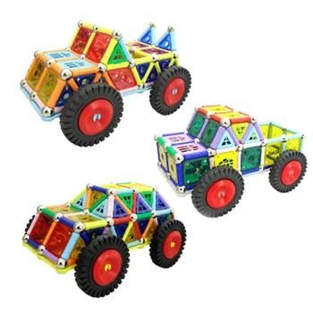 DIY 518pcs Magnetické Bloky Nastavit Magnet Stavební Model Stavebních Bloků Magnet Mříže Kovové Koule Vzdělávací Hračky Pro Děti