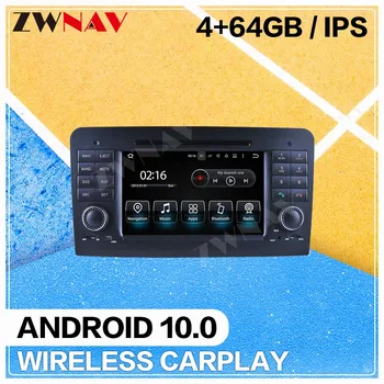 4+64GB Android 10.0 Auto multimediální Přehrávač pro Benz ML W164 GL X 164 2005 2006-2012 GPS Navi audio rádio auto IPS stereo hlavy jednotka
