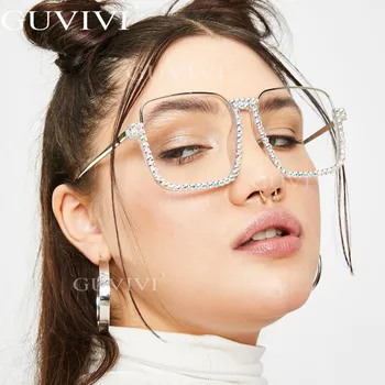 Náměstí Drahokamu sluneční Brýle, Ženy, Luxusní Retro Vintage sluneční Brýle Muži Nadrozměrné Diamond sluneční Brýle Značky Designer Brýle UV400