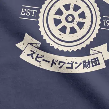 Pánské Tričko SPW Rychlost Vozu Nadace T-Shirt Jojos Bizarre Adventure Anime Tričko O Krk Krátký Rukáv Topy Bavlněné Odpališť Manga