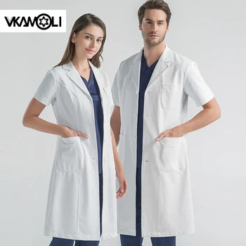 Vysoce kvalitní tkanina Plášť Unisex Dlouhý rukáv oblečení krása salonsclothes pracovní Uniformu