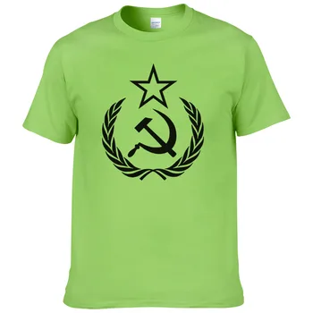 2017 nové příjezdu muži/ženy tričko CCCP SSSR, Sovětské ruské KGB Kladivo Srp ARMY T-Shirt, módní design tištěné pánské tričko #131