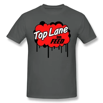 League of Legends T-Košile pro Muže League Of Legends Lane Nebo Krmiva Vtipné Crewneck Cotton T Shirt