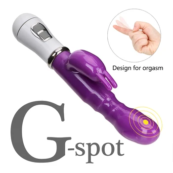 OLO Rabbit Vibrátor 12 Režim Vibrací Klitoris Stimulátor G-spot Masér Ženské Masturbant Sexuální Hračky Pro Ženy, Sex Výrobky
