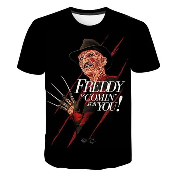 Freddy Krueger 3D T-shirt Hororu noční Můra v Elm Street Móda Streetwear Ženy Muži T-košile Ležérní Topy Oblečení