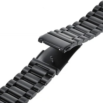 Watchband Sady pro Samsung galaxy sledovat aktivní 2 × 40 mm, 44mm pásma 20 mm z Nerezové Oceli Kovový náramek na zápěstí popruh pro amazfit bip