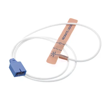 100pcs/pack Kompatibilní s nellcor oximax / DS-100A oximax 9pin DB9 jednorázový SpO2 sensor,dospělý/neonatální,lékařské doplňky