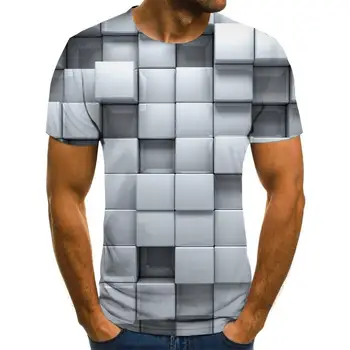 2020 Nové Muže 3D T-shirt Ležérní Krátký Rukáv O-Neck Fashion Přírody Tištěné t košile Mužů Trička 3D animal print T-shirt