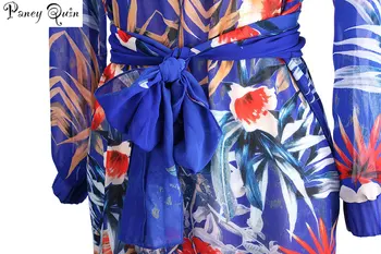 Letní šaty dámské plážové šaty květinové Květinové Dlouhé Šaty ženy robe femme Vestidos