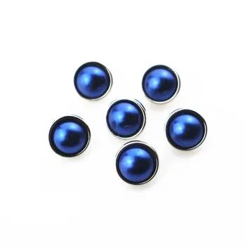 Nové přijet 20ks/mnoho 12mm blue pearl snap tlačítka ginger snap tlačítko snap 12mm náramek náramek diy šperky