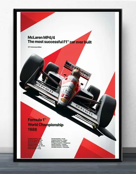 Plakát A Tiskne Horké Ayrton Senna F1 Formule Mclaren, Mistr Světa Wall Art Plátno Obraz Obraz Moderní Pro Domácí Pokoj Dekor