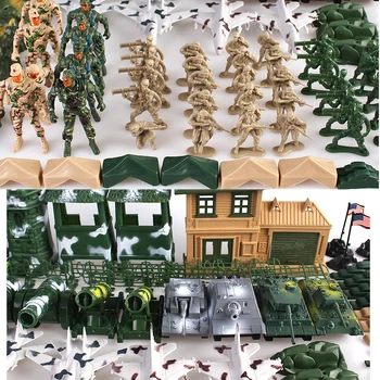 100/300ks/set plastových hraček malý voják boy písku stolní model hračka vojáka Vojenské Základny Nastavit klasické hračky