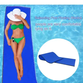 Bazén Plovoucí Podložky Tear-odolný 2-vrstvý XPE Roll-up Plovoucí Ostrov Pro Opalování, Vodní Sporty, Pikniky