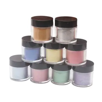 9 9 Ks/set Perleťové Slída Pigment Perlový Prášek UV Pryskyřice Epoxidové Crystal Řemeslo DIY Výrobu Šperků Sliz Tónovací Barva Zvýraznění