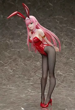 Nový Miláček v FRANXX Akční Obrázek Zero Two 02 červené šaty sexy bunny girl PVC Sběratelskou Model Dárek Anime Panenku Hračka