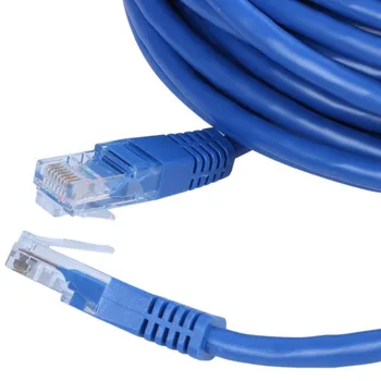 RJ45 Ethernet Cat5 Síťový Kabel LAN Patch Vedení, 30m Modrá 1ks