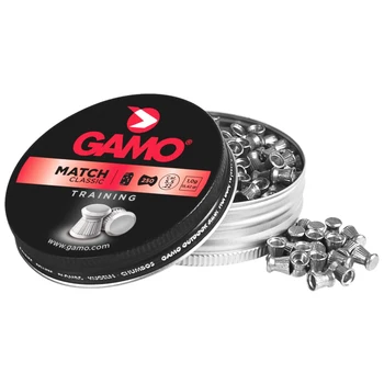 Gamo Match classic training-sada 4 250 pelety plechovky, model 6320025, 5,5 mm tip cup Kit,