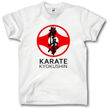 2020 Bavlna Tisk Létě O-Krk Karate Kyokushin S-3Xl Kung Fu Shotokan Mortal Umění Bojovat Judot Převody Tričko
