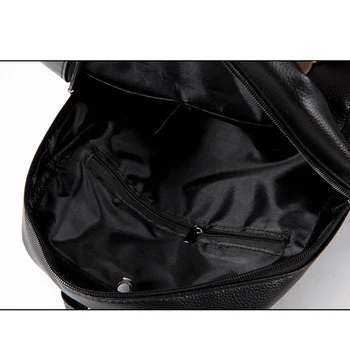 Módní Dámské Kožený Batoh Ženy Malé Černé Vysoké Kvality Trend Wild Vodotěsné Pu batoh Žen Tašky 2020 Nové