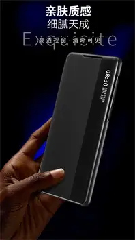 Módní Pouzdro Pro Samsung Galaxy S20 Ultra S8 S9 S10 S20 druhou Stranu Inteligentní Okno View Flip Cover pro Samsung Note 10 Plus Note9 8