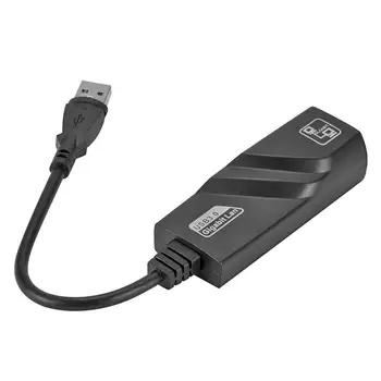 Mini USB 3.0 Gigabit Ethernet Adapter USB na RJ45 Lan Síťové Karty 10/100/1000 Mbps Síťový Adaptér pro PC