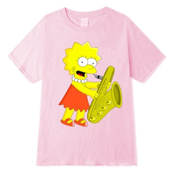 Muž a Woen Legrační Simpsons tričko Lisa Simpson Modální