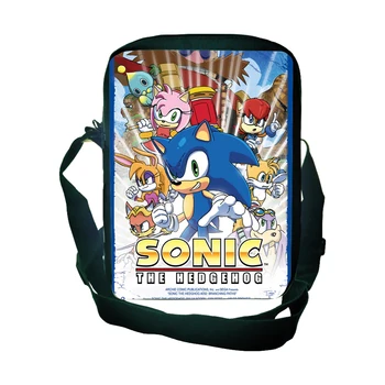 Sonic Taška přes Rameno, Studenti, Muži, Ženy, Chlapci, Dívky Příležitostné Malé tašky cool Nové Krásné Crossbody taška Cestovní