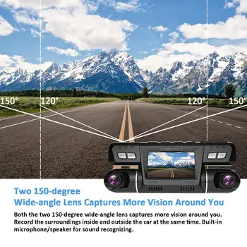 Maiyue hvězda Dash Cam dual je WiFi dual 1080P přední a zadní vestavěný auto Uash Lyft Truck taxi sprint fotoaparát
