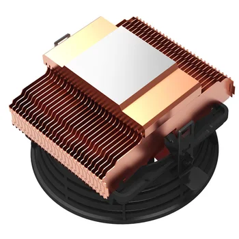 Pccooler Q100M mědění chladič CPU 10cm 4pin PWM tichý Ventilátor Pro Intel 775 1150 1151 1155 1156 AMD Q100 PC Chladicí ventilátor