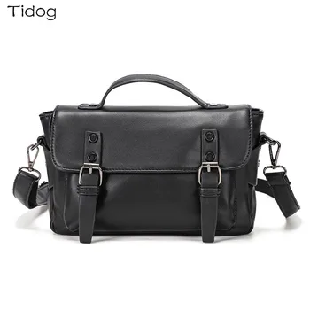 Tidog korejský-Styl Ležérní Kožené módní Pošťák taška přes rameno
