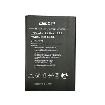 Nové Vysoce Kvalitní 3.8 V 2500mAh ES355 Náhradní Baterie pro DEXP Ixion ES355 Mobilní Telefon