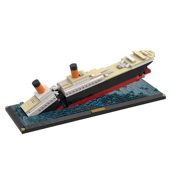 Moc Titaniku RMS výletní Loď, loď, Město, Model, stavebnice 3D Bloky Vzdělávací Postavy diy hračky, koníčky pro děti, Cihly