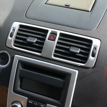Auto Interiér z Nerezové Oceli Dekorace Střihu pro Volvo C30 S40 V50 C70 Car Styling Příslušenství