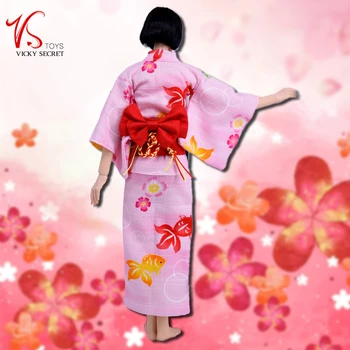 VStoys Měřítku 1/6 Ženské Postavy Příslušenství Japonské Kimono Oblečení Model pro 12inch Akční Obrázek Tělo DIY