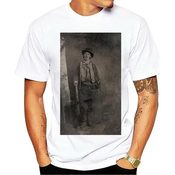 Pistoleiro Billy the Kid chci vám Fora Da Lei dělat Oeste Selvagem camiseta 2021 volný čas, fashion T-shirt bavlna