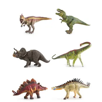 Velký svět solid simulace dinosaurus model hračky tyrannosaurus, Triceratops, Allosaurus, Brachiosaurus Spinosaurus