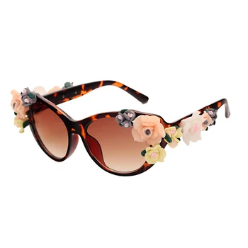 Okouzlující Květina Módní Cat Eye sluneční Brýle, Ženy, Oculos Vintage Kočičí Oči Brýle Značky Návrhář Muži Brýle Odstíny UV400 O259
