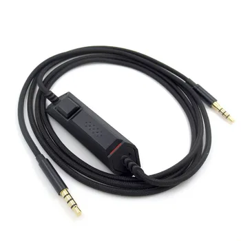 Náhradní Hra Audio Kabel pro Logitech G633 G933 s Mikrofonem Drát Ovládání pro Kingston Cloud Alpha pro PS4