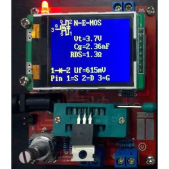 Diy Mega328 Tranzistor Tester LCR Kapacitní ESR metr DIY PWM TFT LCD Generátor