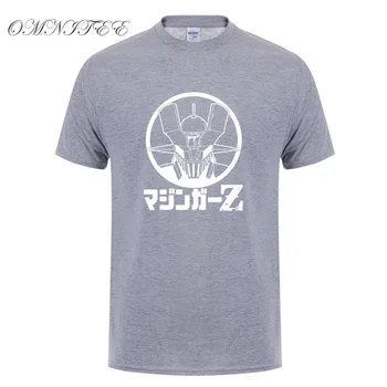 Letní Mužů T Košile Anime Mazinger Z, T-košile Muži Ležérní Bavlna Krátký Rukáv Funny Cartoon T-shirt Mans Topy Tee OT-933