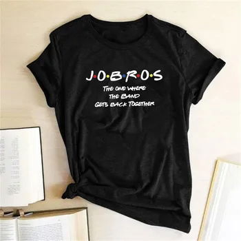 Nejlepší Přátelé Navždy Tričko Jobros, Kde se Kapela dá Dohromady Tisk T-shirt Přátele Tv Show, Film Tee Shirt Femme