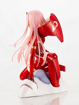 Nový Miláček v FRANXX Akční Obrázek Zero Two 02 červené šaty sexy Postavy PVC Sběratelskou Model Dárek Anime Panenky Hračky