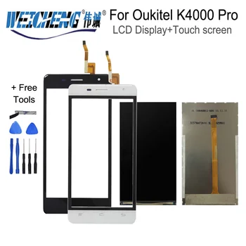 WEICHENG Pro Oukitel K4000 Pro LCD Displej+Dotykový Displej Testovány Digitizer Sklo Panel pro k4000 pro lcd Náhradní