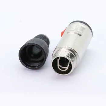 10pcs/lot 6,35 mm Stereo Jack 1/4 palce TRS konektor-Samice Microphonne MIC Kabel Drát Konektor s aretací