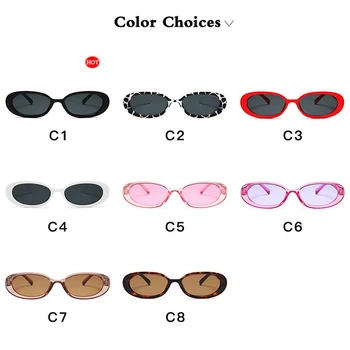 Retro Hip Hop Kráva Vzor, Oválné sluneční Brýle pro Ženy UV400 Značkové Luxusní Značkové Sluneční Brýle Dámy Módní Vintage Odstíny Oculos